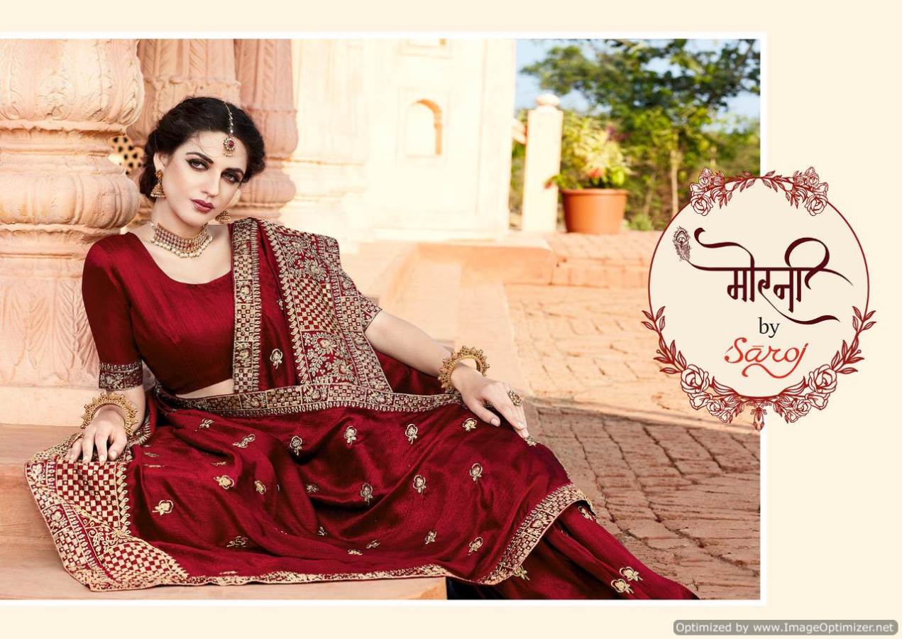 Saroj Morni Heavy Look Silk Saree Collection
